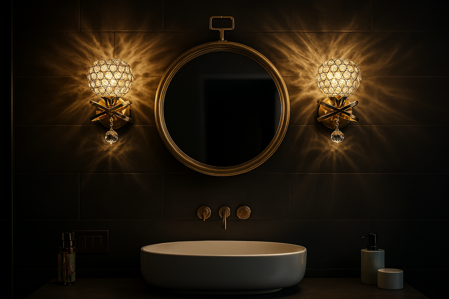 Arandela Crystal Elegance