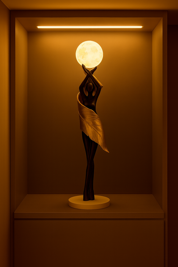 Escultura Feather Girl