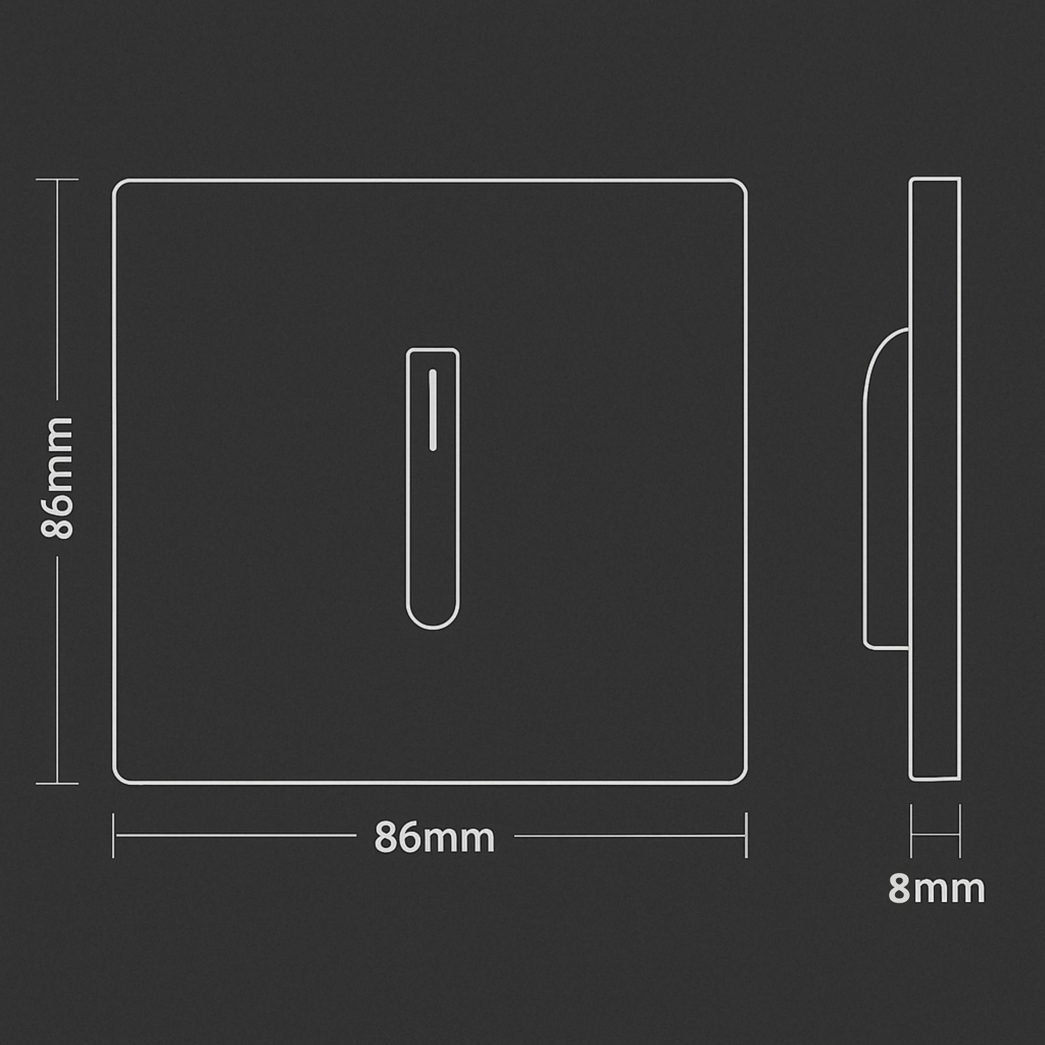 Interruptor Piano Lux