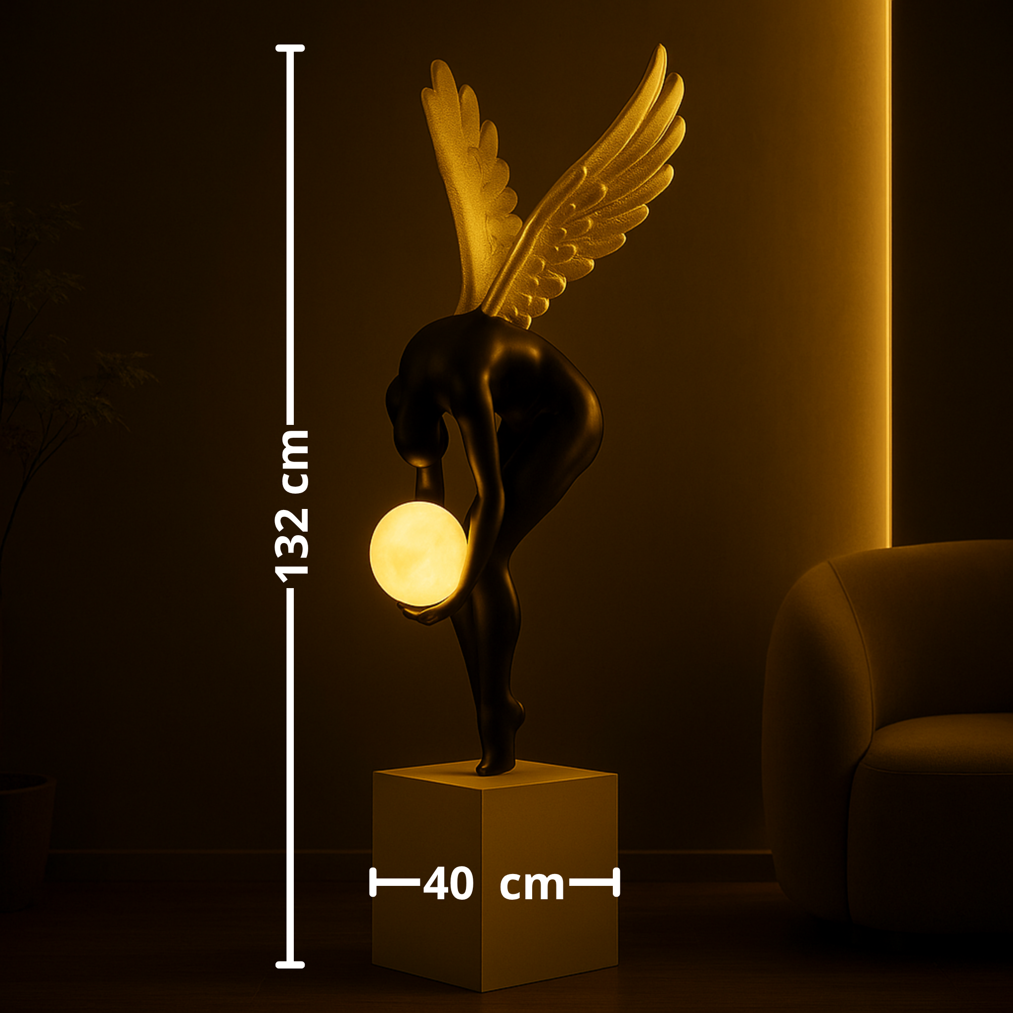 Escultura Alada Helios