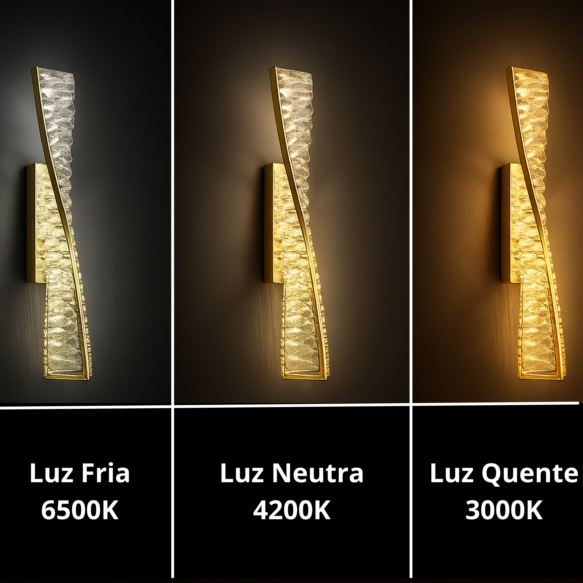 Arandela de Cristal Twist