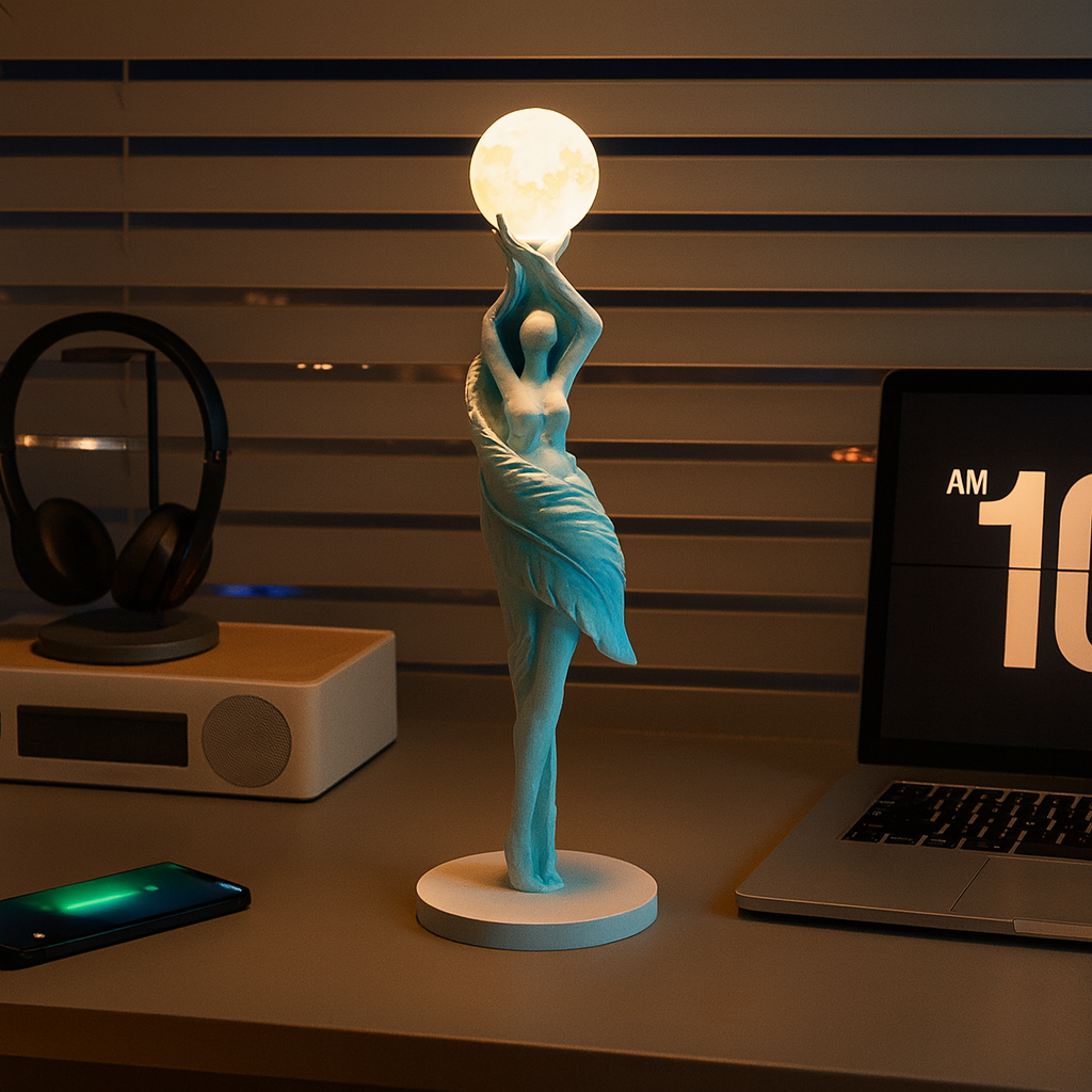 Escultura Feather Girl