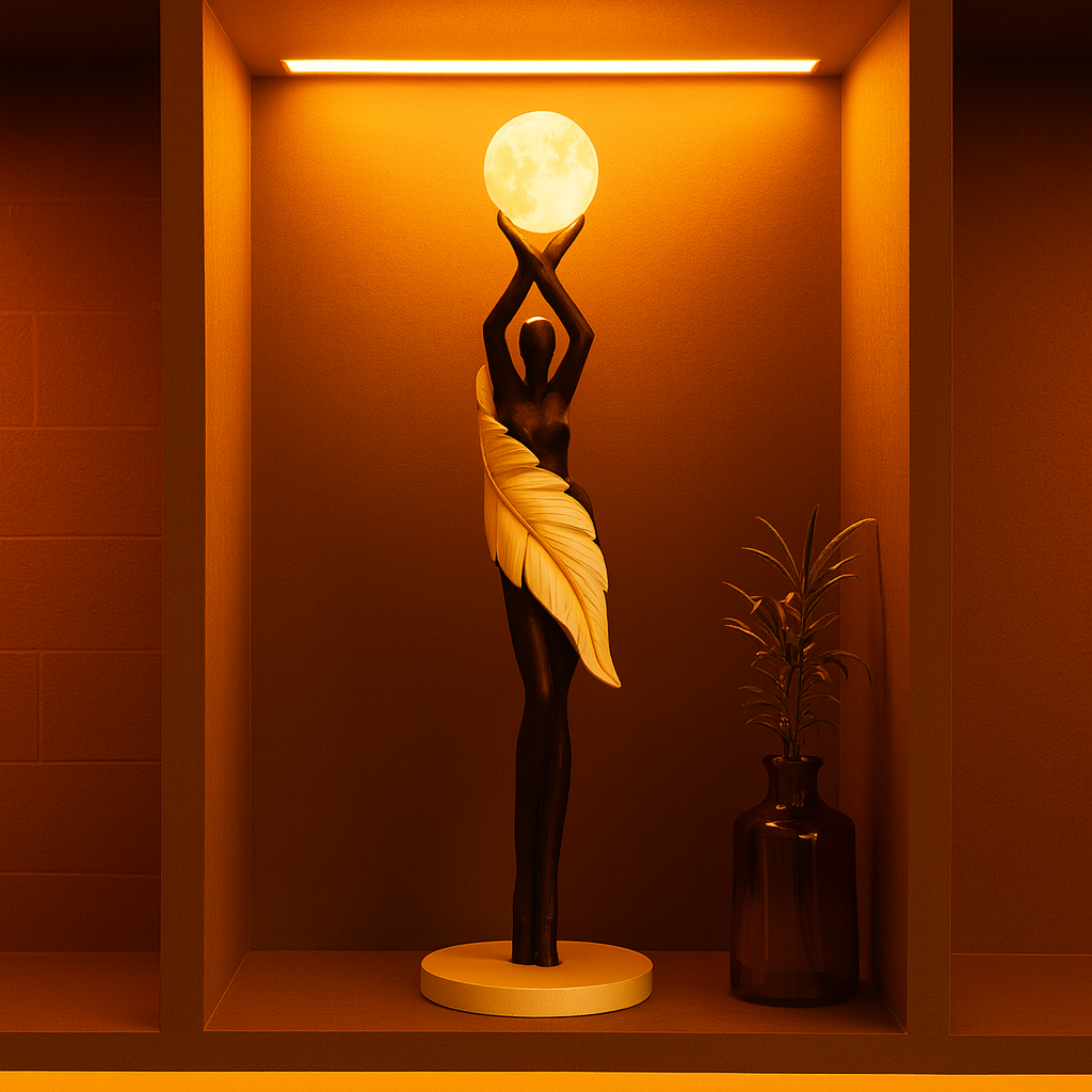 Escultura Feather Girl