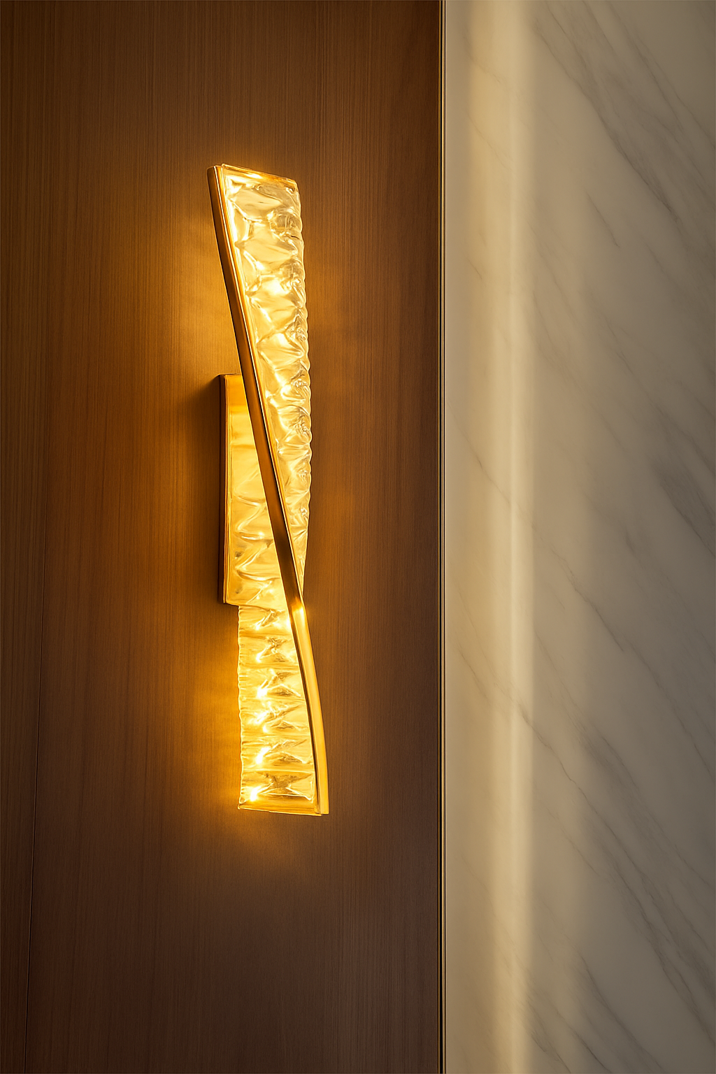 Arandela de Cristal Twist