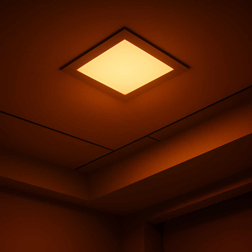 Plafon LED Quadrado Embutir