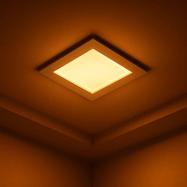 Plafon LED Quadrado Embutir