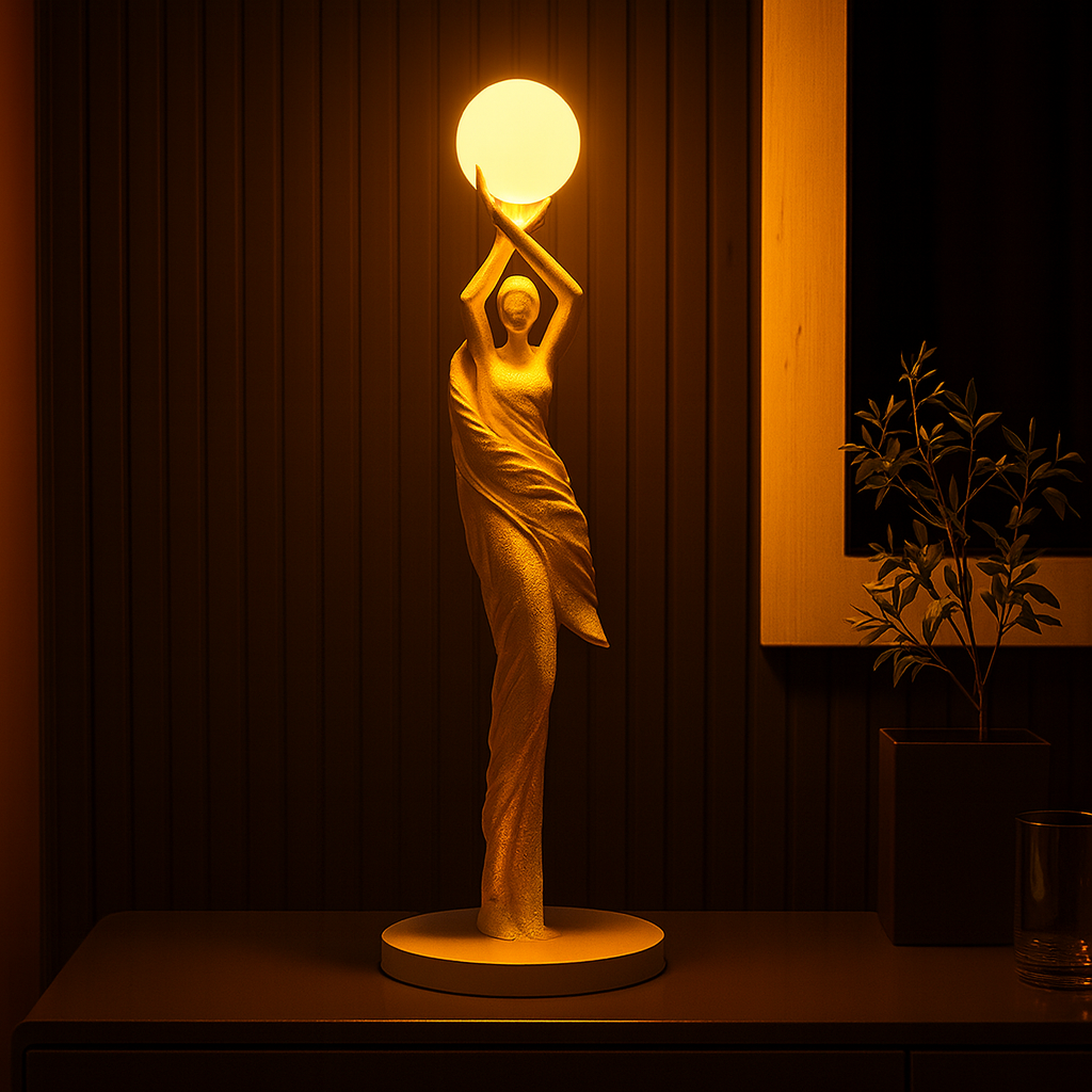 Escultura Feather Girl