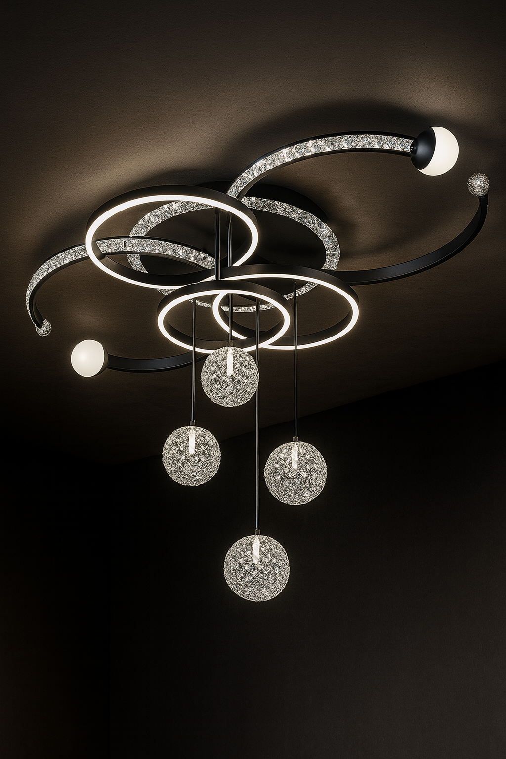 Lustre Moderno de Cristal - Luminous Prestige