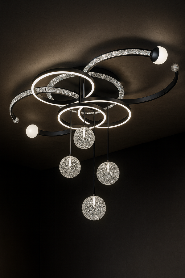 Lustre Moderno de Cristal - Luminous Prestige