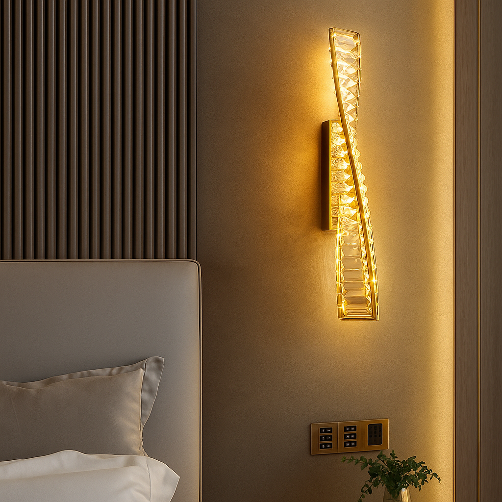 Arandela de Cristal Twist