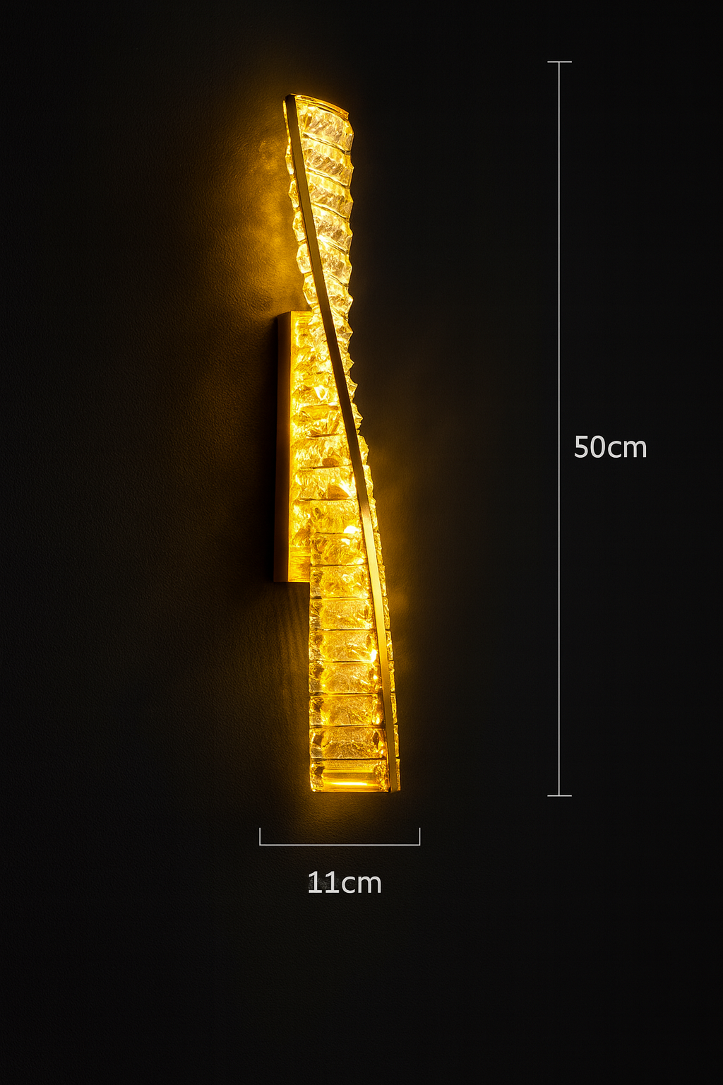 Arandela de Cristal Twist